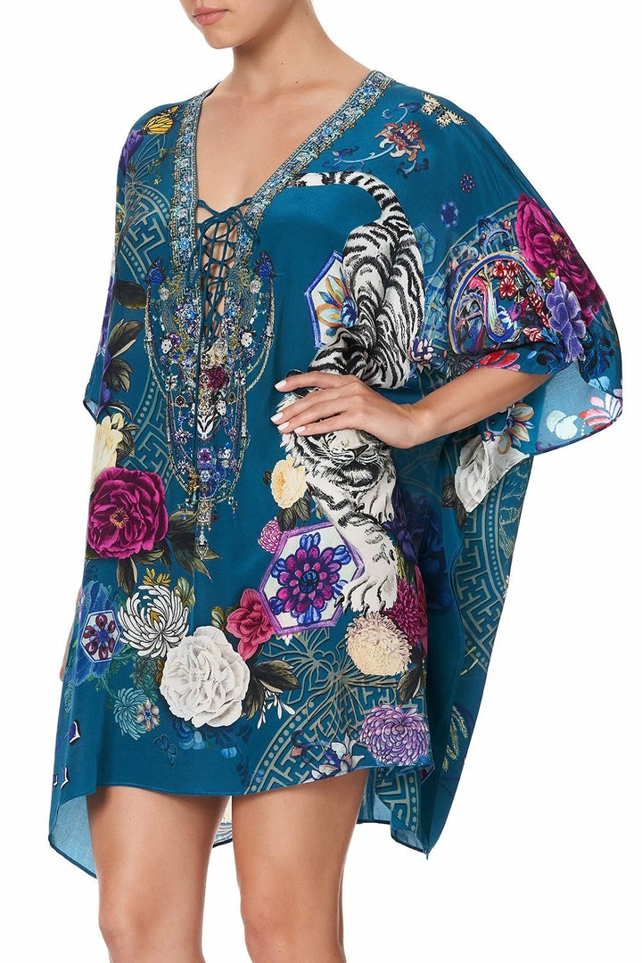 Camilla EBoutique (US) SHORT LACE UP KAFTAN LUNAR GAZING