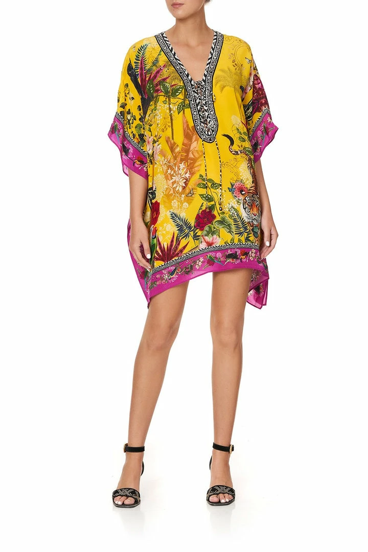 Camilla EBoutique (US) SHORT LACE UP KAFTAN SAFFRON MOON