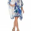 Camilla EBoutique (US) Up To 30% Off SHORT ROUND NECK KAFTAN WHITE SIDE OF THE MOON