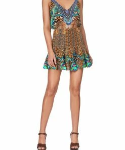 Camilla EBoutique (US) SHORT SHIRRED SKIRT MOTHER XANADU