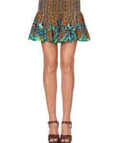 Camilla EBoutique (US) SHORT SHIRRED SKIRT MOTHER XANADU
