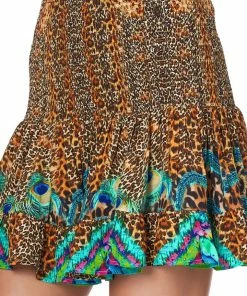 Camilla EBoutique (US) SHORT SHIRRED SKIRT MOTHER XANADU