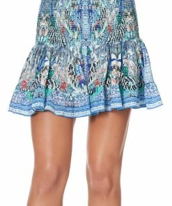 Camilla EBoutique (US) SHORT SHIRRED SKIRT WINGS OF LUXOR Up To 30% Off