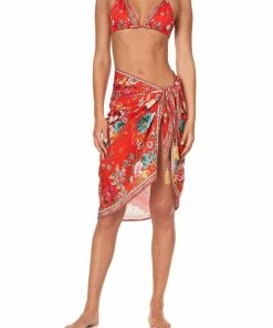 Camilla EBoutique (US) Up To 30% Off SHORT TASSEL SARONG CAMEOS CAN CAN