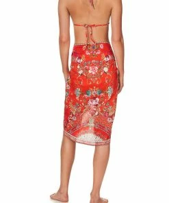 Camilla EBoutique (US) Up To 30% Off SHORT TASSEL SARONG CAMEOS CAN CAN