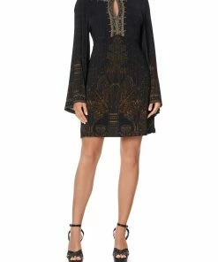 Camilla EBoutique (US) SHORT WIDE SLEEVE JERSEY DRESS COBRA KING