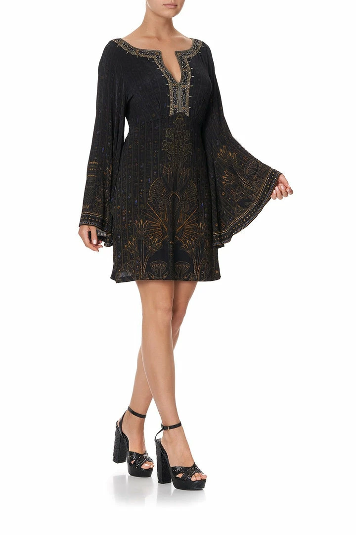 Camilla EBoutique (US) SHORT WIDE SLEEVE JERSEY DRESS COBRA KING