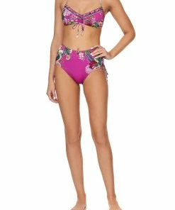 Camilla EBoutique (US) SIDE GATHER TRI TOP JUNGLE LANGUAGE Up To 30% Off