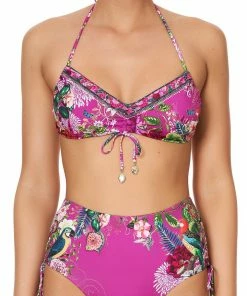 Camilla EBoutique (US) SIDE GATHER TRI TOP JUNGLE LANGUAGE Up To 30% Off