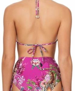 Camilla EBoutique (US) SIDE GATHER TRI TOP JUNGLE LANGUAGE Up To 30% Off