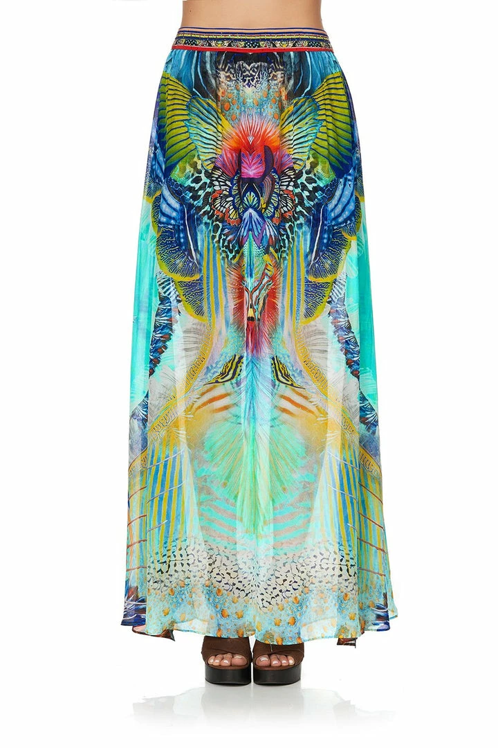 Camilla EBoutique (US) Up To 30% Off SKIRT WITH PINTUCK WAISTBAND REEF WARRIOR