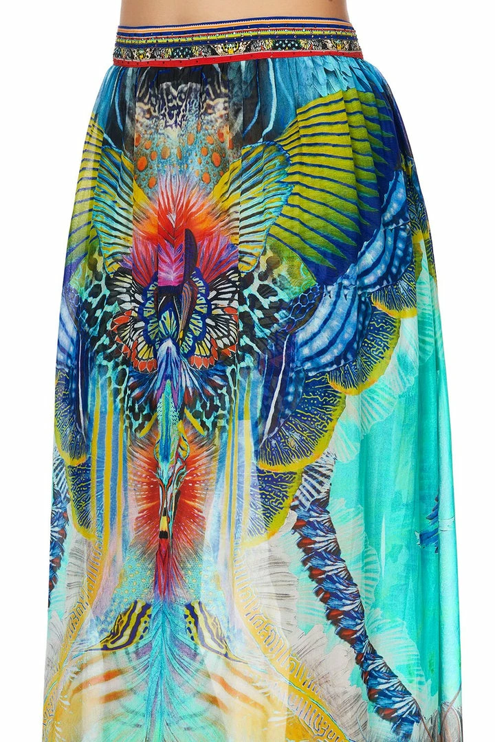 Camilla EBoutique (US) Up To 30% Off SKIRT WITH PINTUCK WAISTBAND REEF WARRIOR