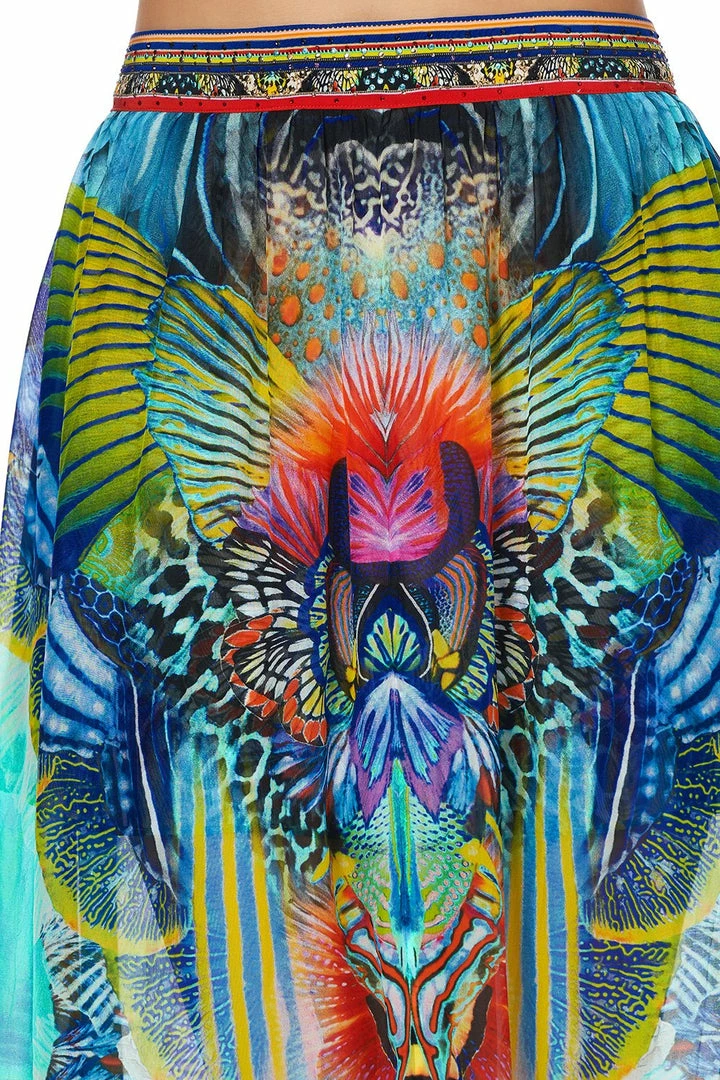 Camilla EBoutique (US) Up To 30% Off SKIRT WITH PINTUCK WAISTBAND REEF WARRIOR