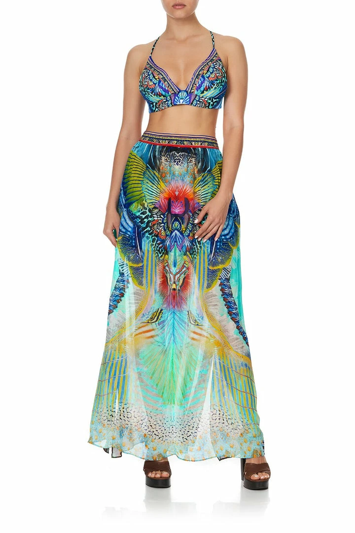 Camilla EBoutique (US) Up To 30% Off SKIRT WITH PINTUCK WAISTBAND REEF WARRIOR
