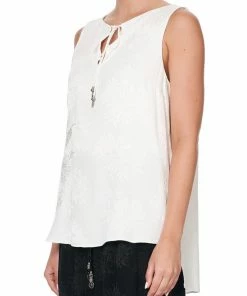 Camilla EBoutique (US) Up To 40% Off SIDE SPLIT TOP SILVER LININGS