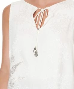 Camilla EBoutique (US) Up To 40% Off SIDE SPLIT TOP SILVER LININGS