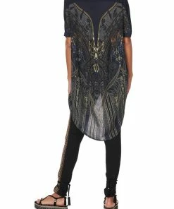 Camilla EBoutique (US) SILK BACK CREW NECK TEE GREAT SCOTT