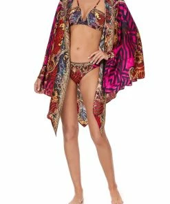 Camilla EBoutique (US) SILK HOODED SHAWL SLAVE TO THE RHYTHM Up To 30% Off