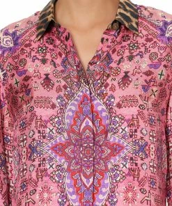 Camilla EBoutique (US) SLIM FIT LONG SLEEVE SHIRT LOTUS LOVERS