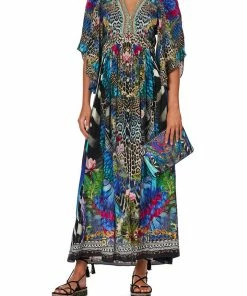 Camilla EBoutique (US) SMALL CANVAS CLUTCH CAFE NAIROBI