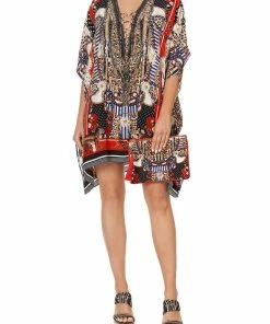 Camilla EBoutique (US) SMALL CANVAS CLUTCH DEAR BRIGITTE Up To 30% Off