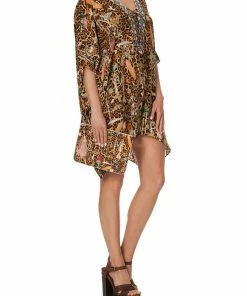 Camilla EBoutique (US) SMALL CANVAS CLUTCH FAUNA ELECTRO Up To 30% Off