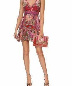 Camilla EBoutique (US) Up To 30% Off SMALL CANVAS CLUTCH LOTUS LOVERS