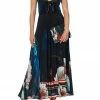 Camilla EBoutique (US) LONG DRESS WITH TIE FRONT NIGHT FLIGHT Up To 30% Off
