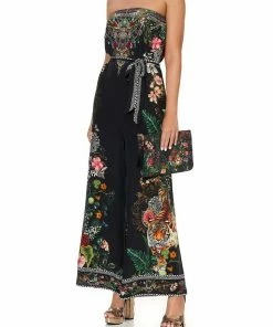 Camilla EBoutique (US) SMALL CANVAS CLUTCH RAISED WITH WOLVES