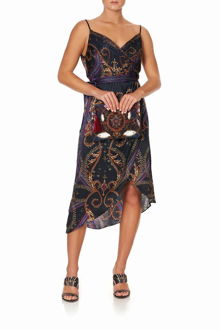 Camilla EBoutique (US) Up To 30% Off SMALL CANVAS CLUTCH SOLID NAVY