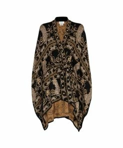 Camilla EBoutique (US) SHORT KNIT PONCHO WITH TIE STUDIO 54 Up To 30% Off