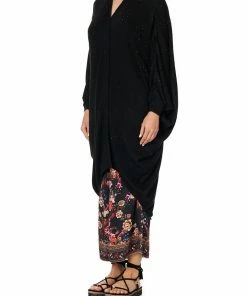 Camilla EBoutique (US) SOFT KNIT PONCHO WITH CRYSTALS A GIRL LIKE YOU