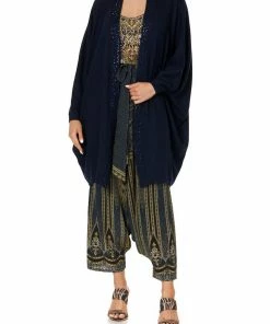 Camilla EBoutique (US) SOFT KNIT PONCHO WITH CRYSTALS GREAT SCOTT