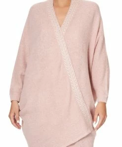 Camilla EBoutique (US) SOFT KNIT PONCHO WITH EMBROIDERY PINK ISTENANYA Up To 30% Off