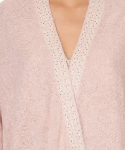 Camilla EBoutique (US) SOFT KNIT PONCHO WITH EMBROIDERY PINK ISTENANYA Up To 30% Off