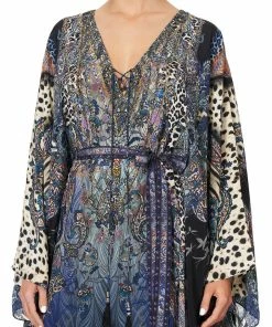 Camilla EBoutique (US) SPLIT HEM LACE UP KAFTAN FESTIVAL EXPRESS Up To 30% Off
