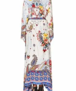 Camilla EBoutique (US) Up To 30% Off SPLIT HEM LACE UP KAFTAN FRIDA FREEDOM