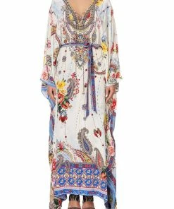 Camilla EBoutique (US) Up To 30% Off SPLIT HEM LACE UP KAFTAN FRIDA FREEDOM