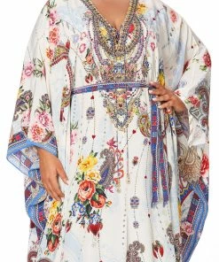 Camilla EBoutique (US) Up To 30% Off SPLIT HEM LACE UP KAFTAN FRIDA FREEDOM
