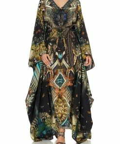 Camilla EBoutique (US) SPLIT HEM LACE UP KAFTAN MATERNAL INSTINCT