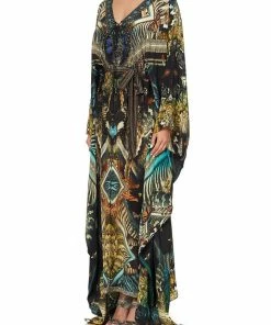 Camilla EBoutique (US) SPLIT HEM LACE UP KAFTAN MATERNAL INSTINCT