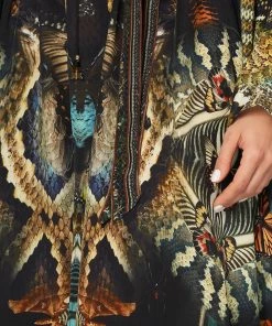 Camilla EBoutique (US) SPLIT HEM LACE UP KAFTAN MATERNAL INSTINCT