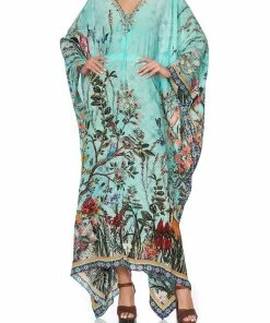 Camilla EBoutique (US) Up To 40% Off SPLIT HEM LACE UP KAFTAN MILLAS BACKYARD
