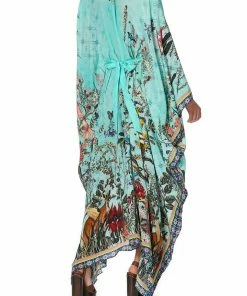 Camilla EBoutique (US) Up To 40% Off SPLIT HEM LACE UP KAFTAN MILLAS BACKYARD