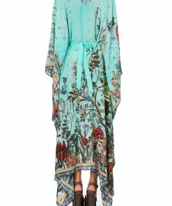 Camilla EBoutique (US) Up To 40% Off SPLIT HEM LACE UP KAFTAN MILLAS BACKYARD