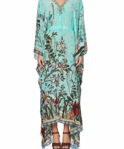 Camilla EBoutique (US) Up To 40% Off SPLIT HEM LACE UP KAFTAN MILLAS BACKYARD