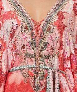 Camilla EBoutique (US) SPLIT HEM LACE UP KAFTAN PALACE MUSE Up To 30% Off