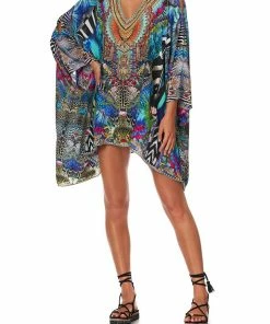 Camilla EBoutique (US) SPLIT SHOULDER SHORT KAFTAN CAFE NAIROBI