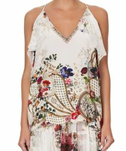 Camilla EBoutique (US) STRAP TOP WITH RUFFLE FAIRY GODMOTHER