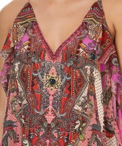 Camilla EBoutique (US) Up To 40% Off STRAP TOP WITH RUFFLE LOTUS LOVERS